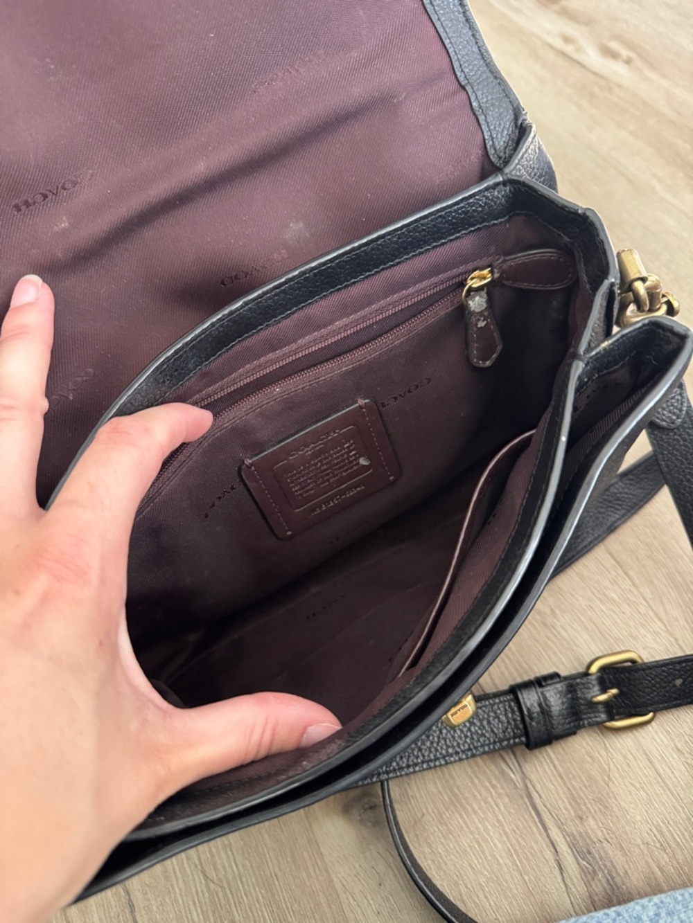 Coach Cassie Crossbody black leather - Picture 10 of 14